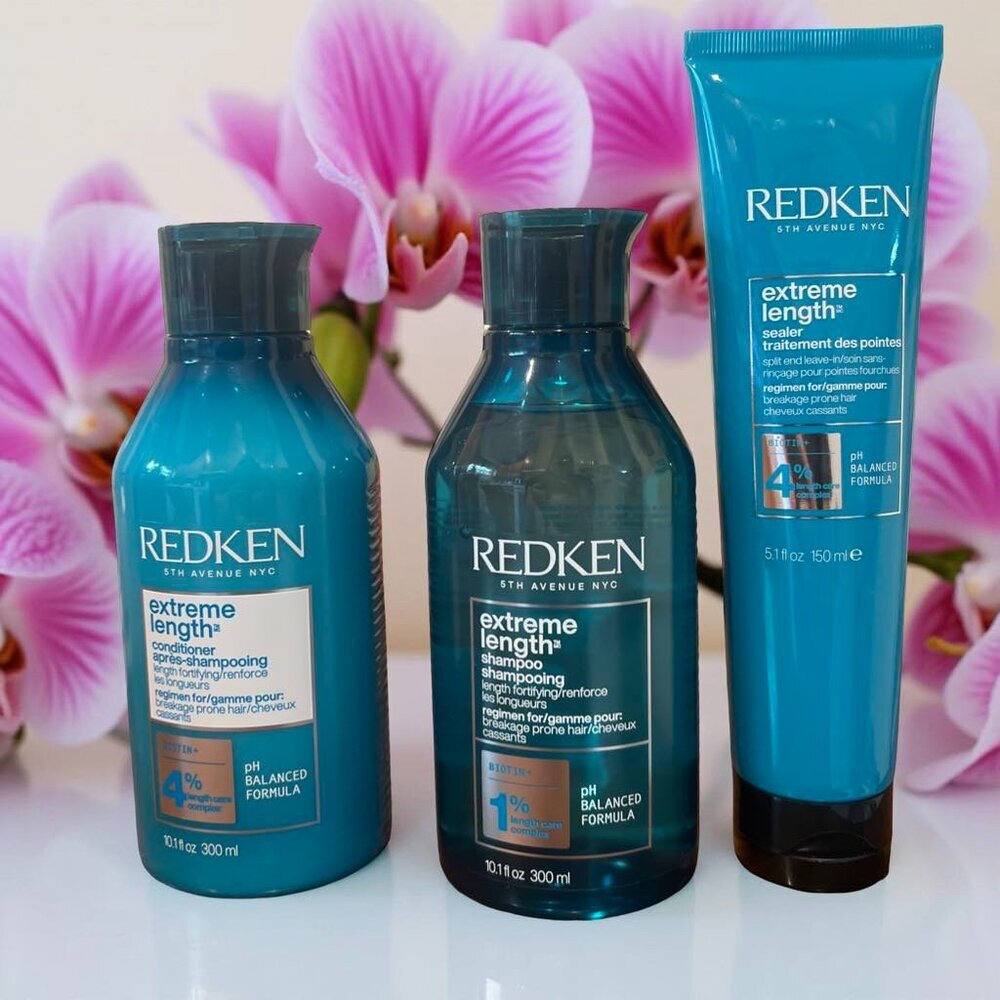 Redken Extreme Length Shampoo and Conditioner 10.1 oz & Sealer 5.1 oz Trio